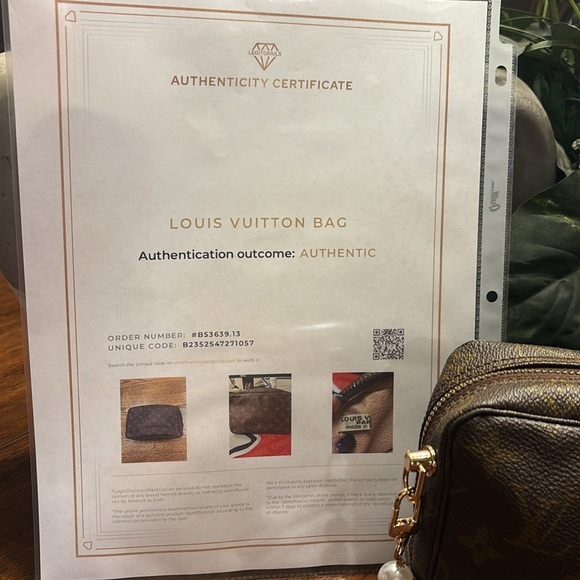 Louis Vuitton, authentic monogram PVC Trousse Toilette 28 brown COA - Picture 3 of 15